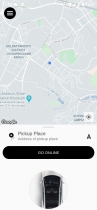 Black Taxi App UI Kit Screenshot 9
