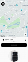 Black Taxi App UI Kit Screenshot 10