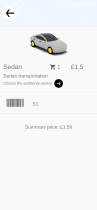 Black Taxi App UI Kit Screenshot 20