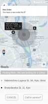 Black Taxi App UI Kit Screenshot 46