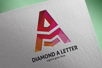 Diamond A Letter Logo Screenshot 2