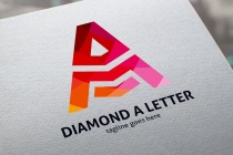Diamond A Letter Logo Screenshot 3
