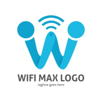 Wifi Max Letter W Logo