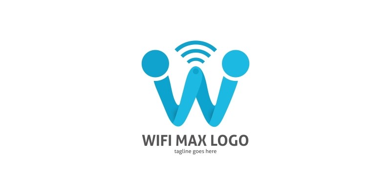 Wifi Max Letter W Logo