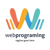 Web Programing Letter W Logo