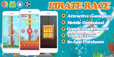Pirate Race - Unity Funny Game Template