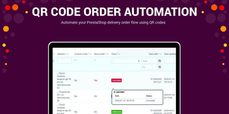 QR Code Order Automation - PrestaShop Module