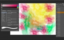  Flowers And Leaves Photoshop Brushes Screenshot 4