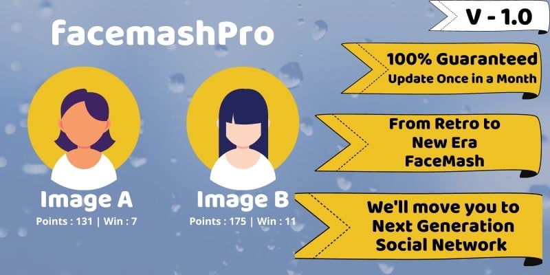 FaceMash Pro - Vote Battle PHP Script