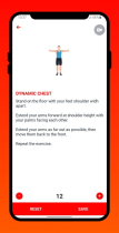Arm Workout - Android App Source Code Screenshot 5