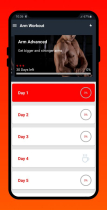 Arm Workout - Android App Source Code Screenshot 16