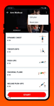 Arm Workout - Android App Source Code Screenshot 18