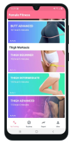 Female Fitness - Android App Source Code Screenshot 19