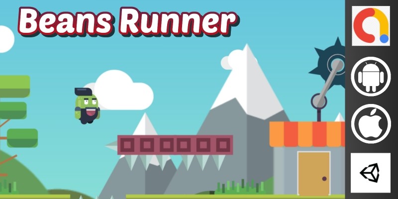Beans Runner Unity Platform Game With Admob