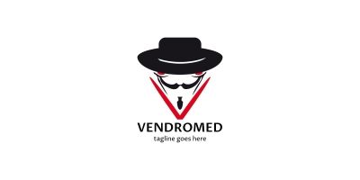 Vendromed V Letter Logo