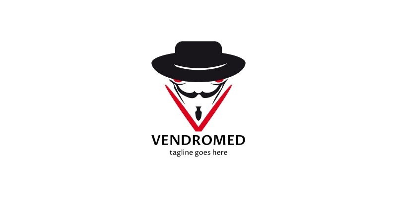 Vendromed V Letter Logo