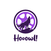 Hooowl Wolf Logo
