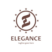 Elegance Letter E Logo