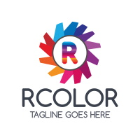 RColor Letter R Logo