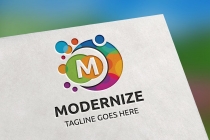 Modernize Letter M Logo Screenshot 1