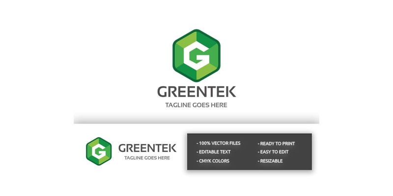 Greentek Letter G Log