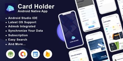 Card Holder Android App with Admin Panel