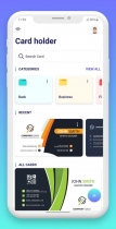Card Holder Android App with Admin Panel Screenshot 2