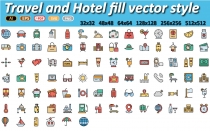 Travel and Hotel Icons Screenshot 1
