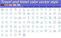 Travel and Hotel Icons Screenshot 6
