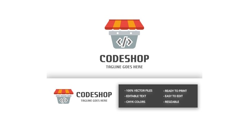 Code Shop Basket Logo