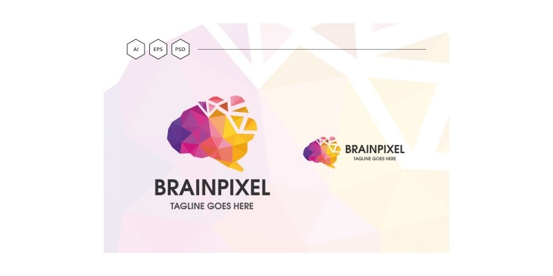 Brain Pixel Logo