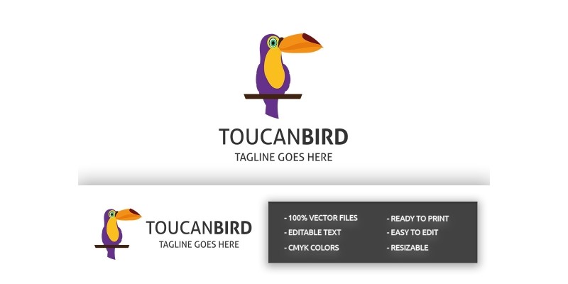 Toucan Bird Logo