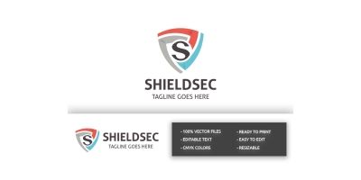 ShieldSec Letter S Logo
