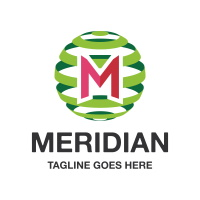 Meridian Letter M Logo