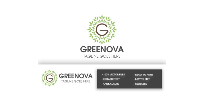 Greenova Letter G Logo