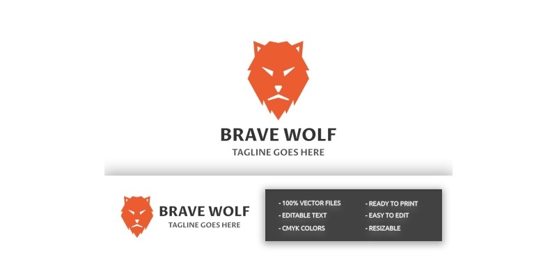 Brave Wolf Logo