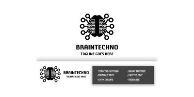 Brain Techno Logo