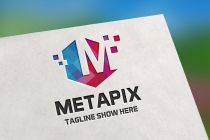Metapix Letter M Logo Screenshot 1