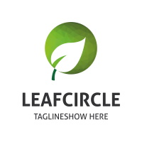 Leaf Circle Pro Logo