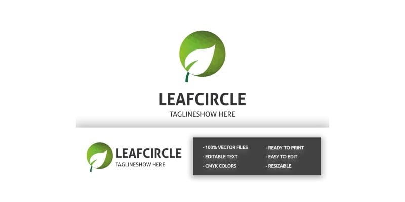 Leaf Circle Pro Logo