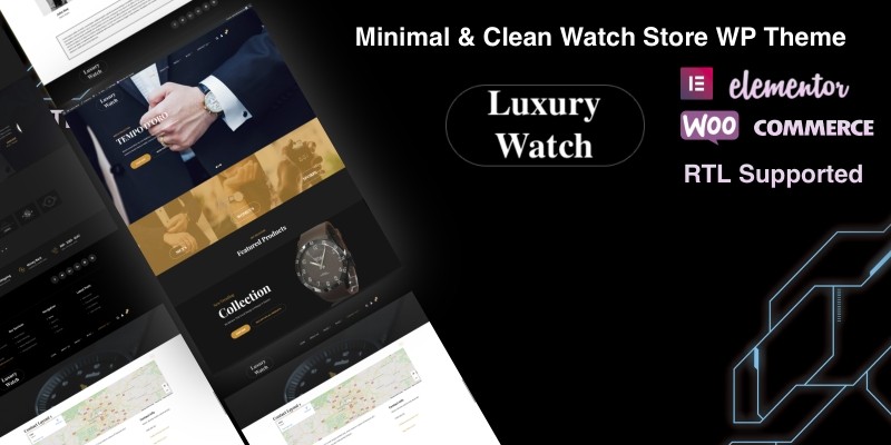 Luxury Watch - Creative WordPress Theme