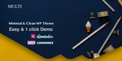 Multi Pro - Minimal And Clean WP Theme