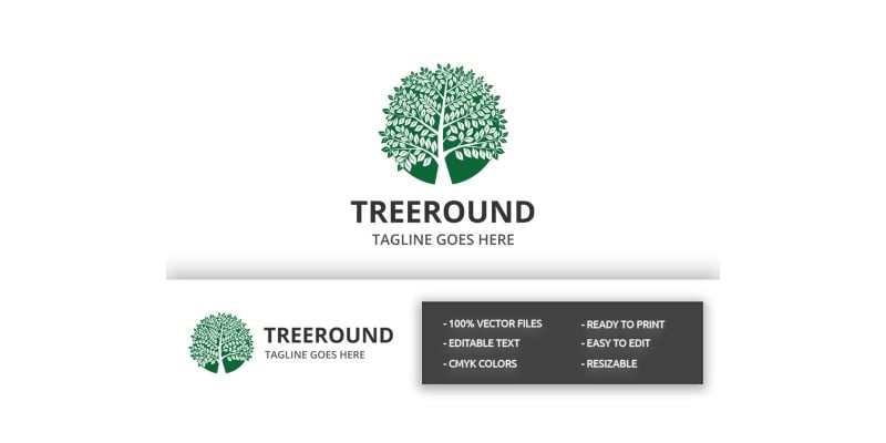 Tree Round Logo