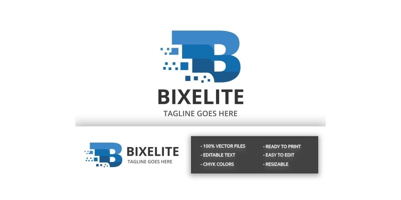 Bixelite Letter B Logo