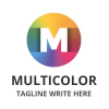 Multicolor Letter M Logo