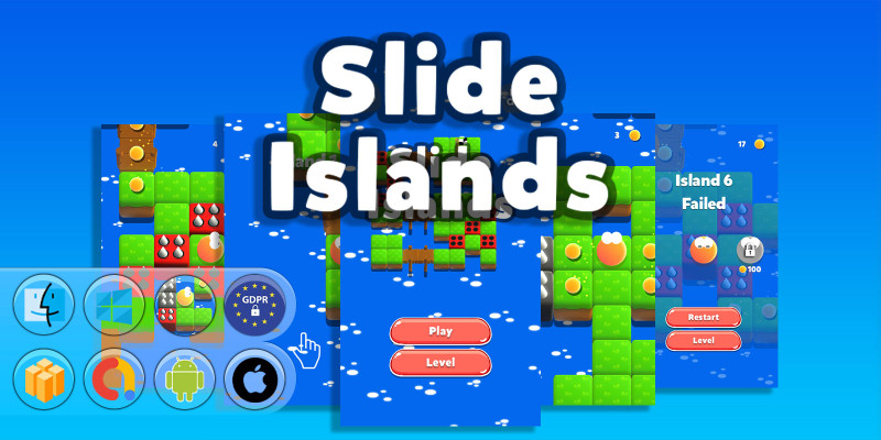 Slide Islands - Buildbox Template