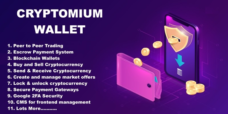Cryptomium - Crypto Wallet System