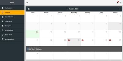 Angular Booking System - Appointment Scheduling