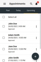 Angular Booking System - Appointment Scheduling Screenshot 1