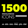 1500 Miscellaneous Icons